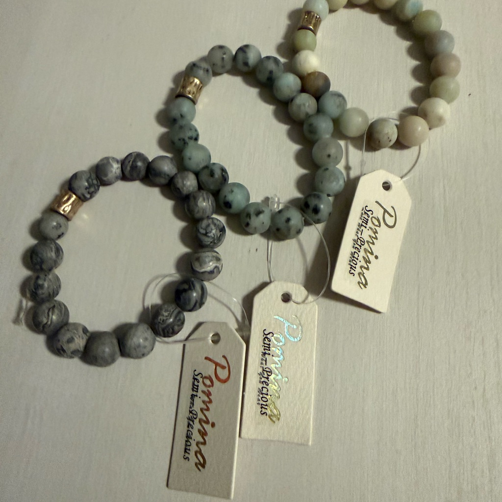 Pomina Semi-Precious Stone Beaded Bracelets Set | New With Tags
